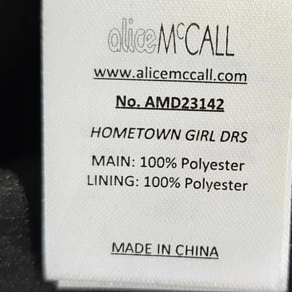Alice McCall Hometown Girl Mini Dress Black Size 6 - Picture 10 of 13